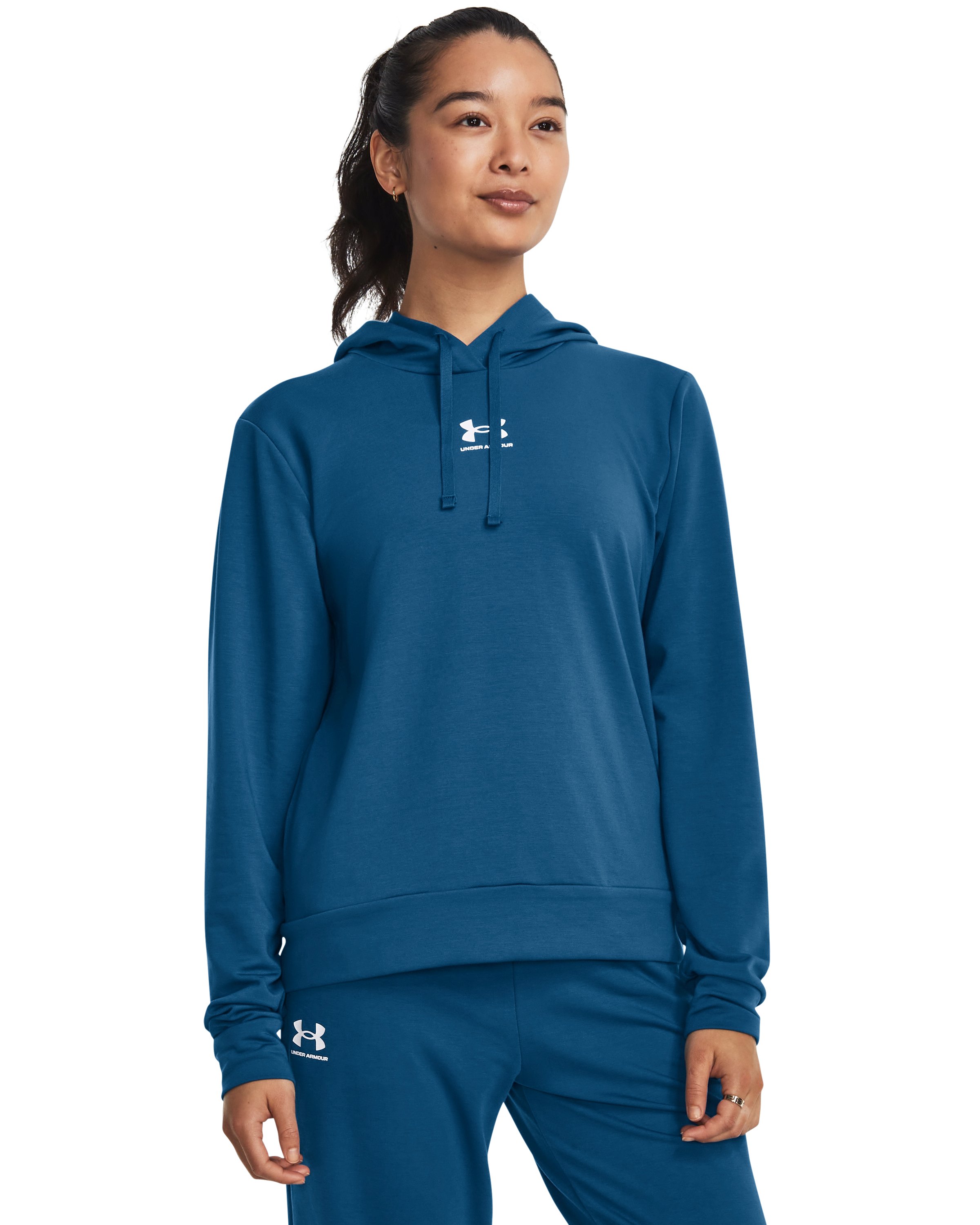 UA Rival Terry Women's Hoodie, custom hoodie or sweatshirt with logo imprint 15