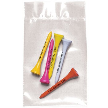 Pro Elite Poly Bag Pack w/ Five Golf Tees 1