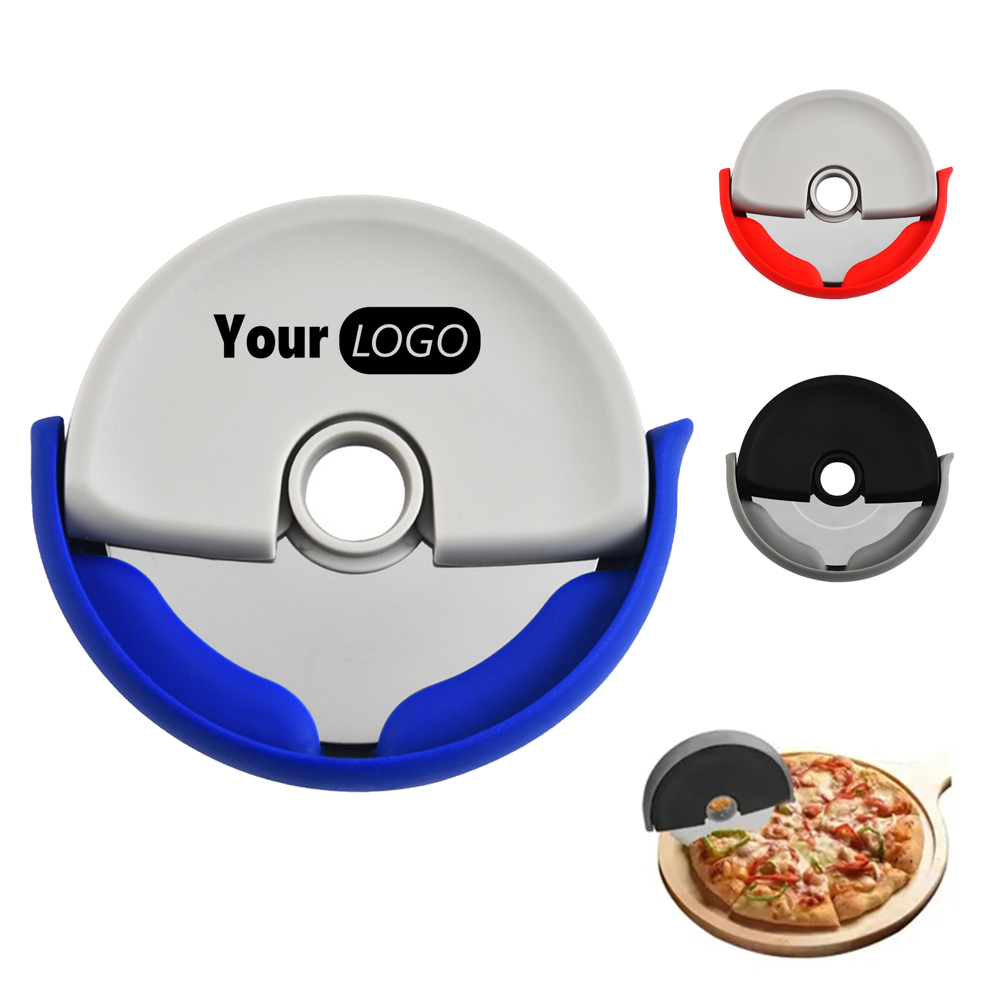 Ergonomic Round Pizza Cutter 2