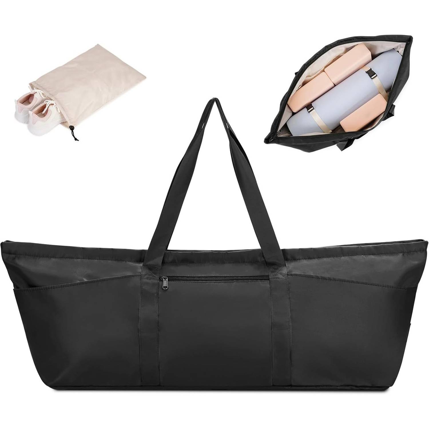 Foldable large travel fitness deffel bag 2