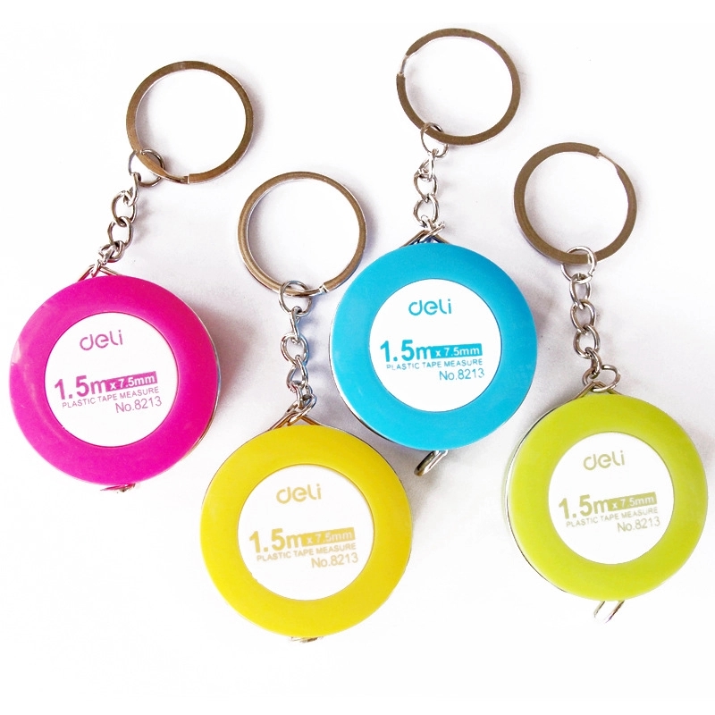 60inch Color Shell Leather Tape Measure With Key-chain 2