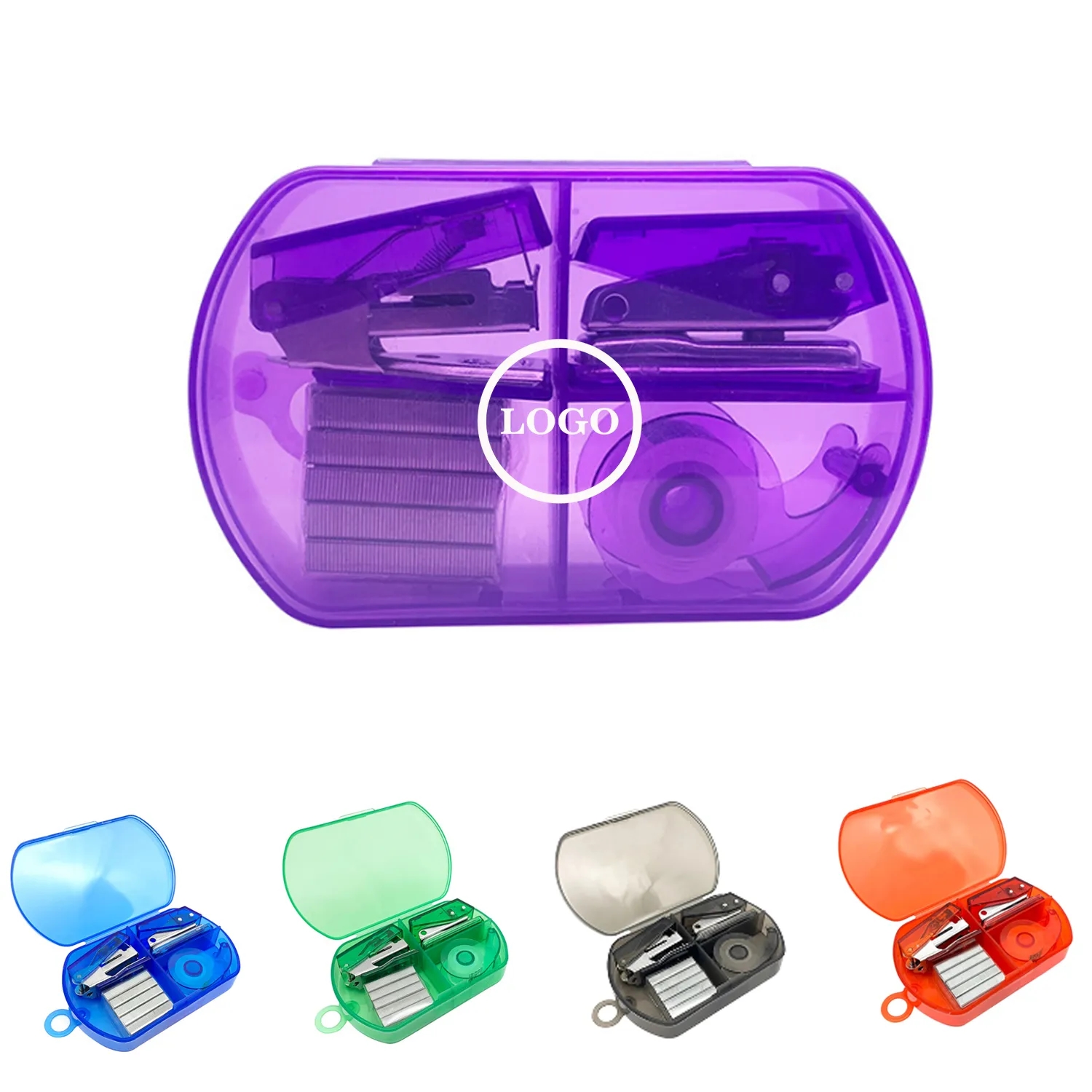 Office Supplies Set Desk Accessories Kits Stapler 2