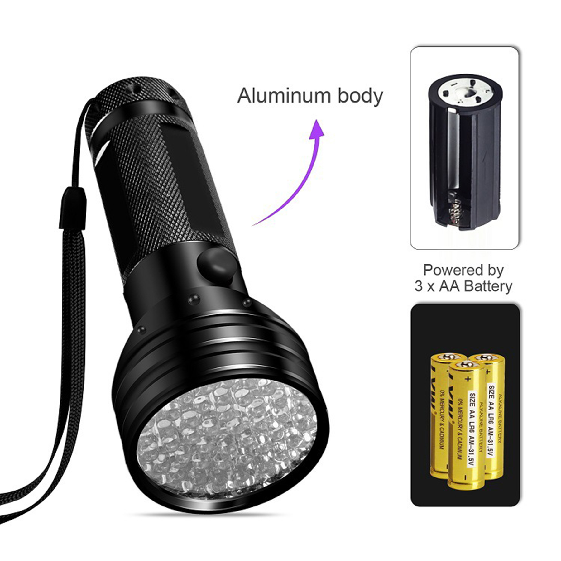 51 Uv Flashlight Led Pet Urine Detector 3