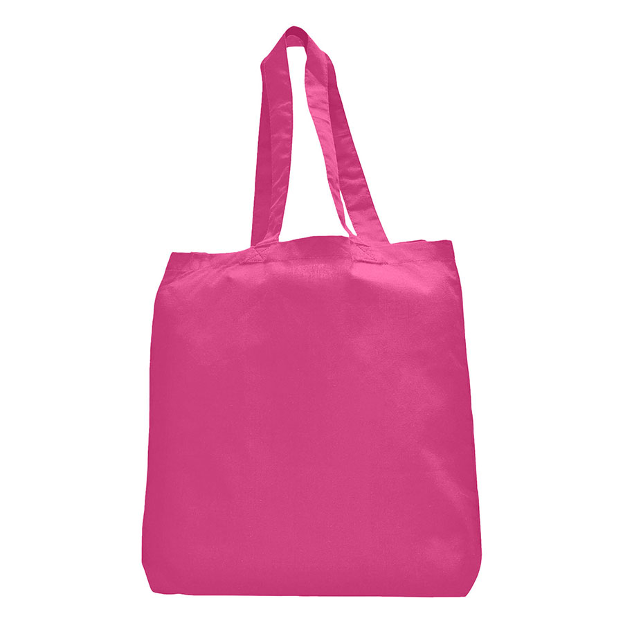 7 oz Cotton Canvas Tote Bag - 10"x14" w/ - 5"G - 20"Handle 25