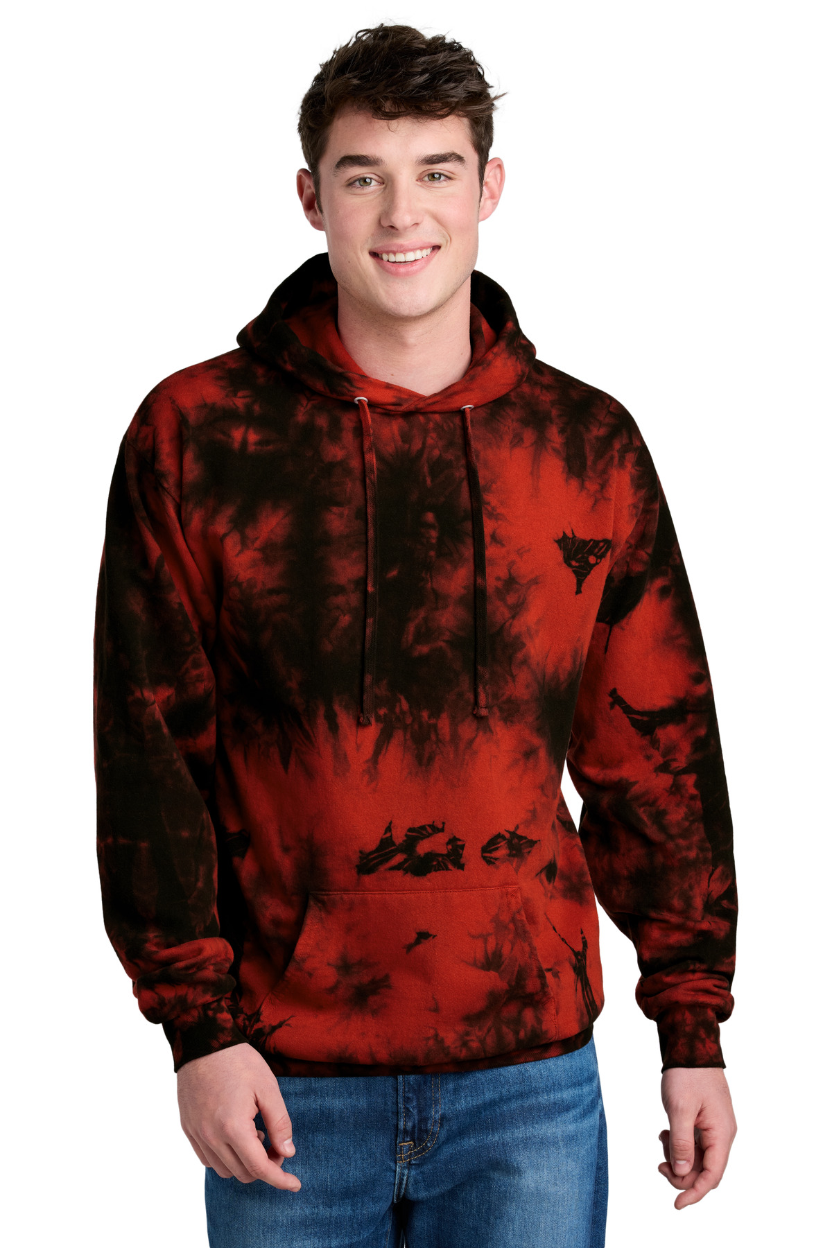 Port & Co Crystal Tie-Dye Pullover Hoodie PC144 52