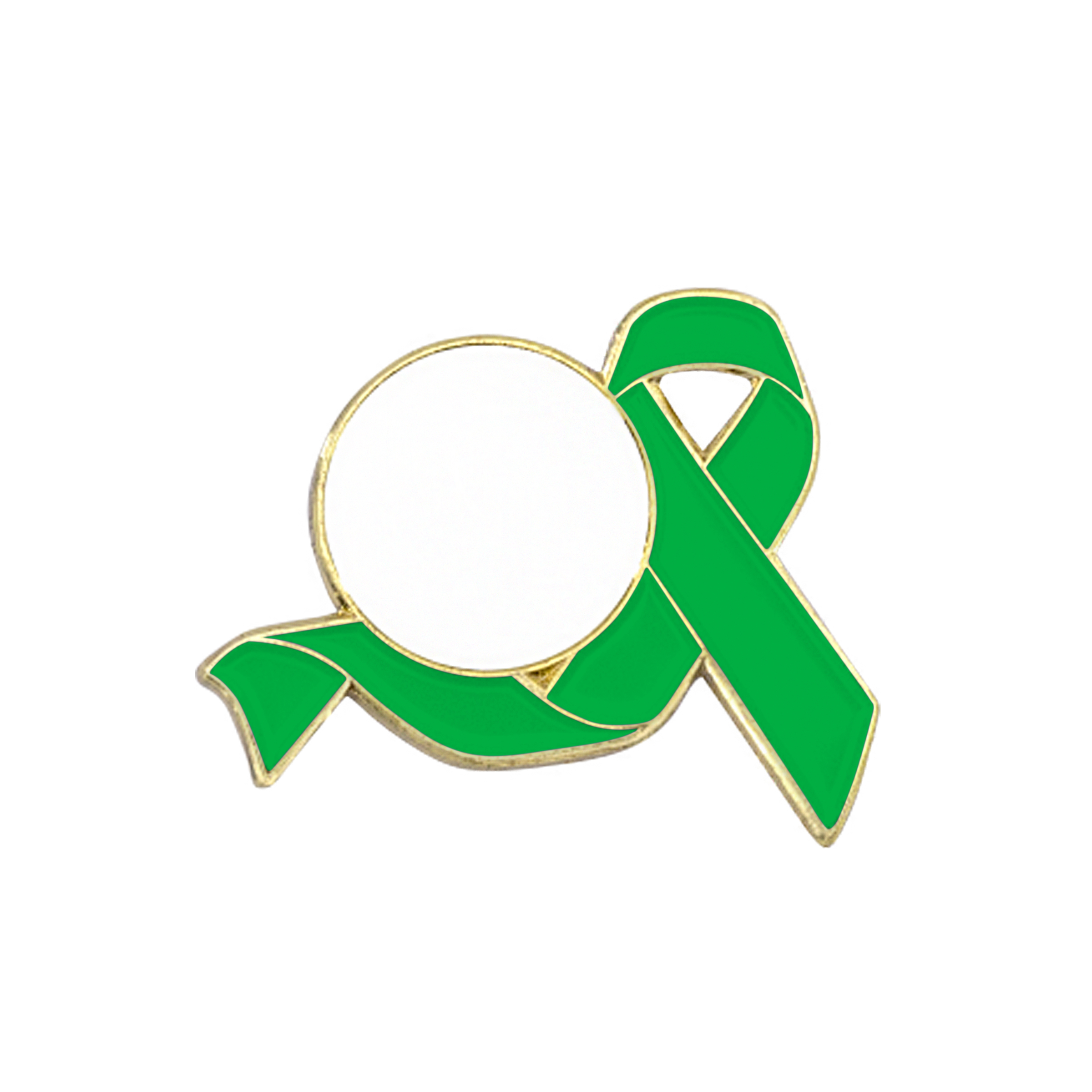 Awareness Ribbon Lapel Pins w/ Custom Logo 22