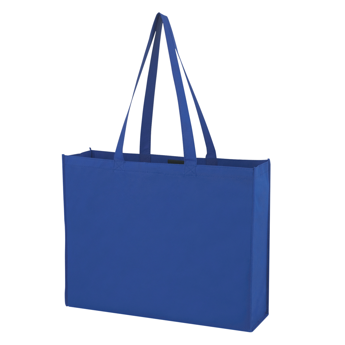 Non-Woven Shopper Tote Bag With Hook And Loop Closure 8