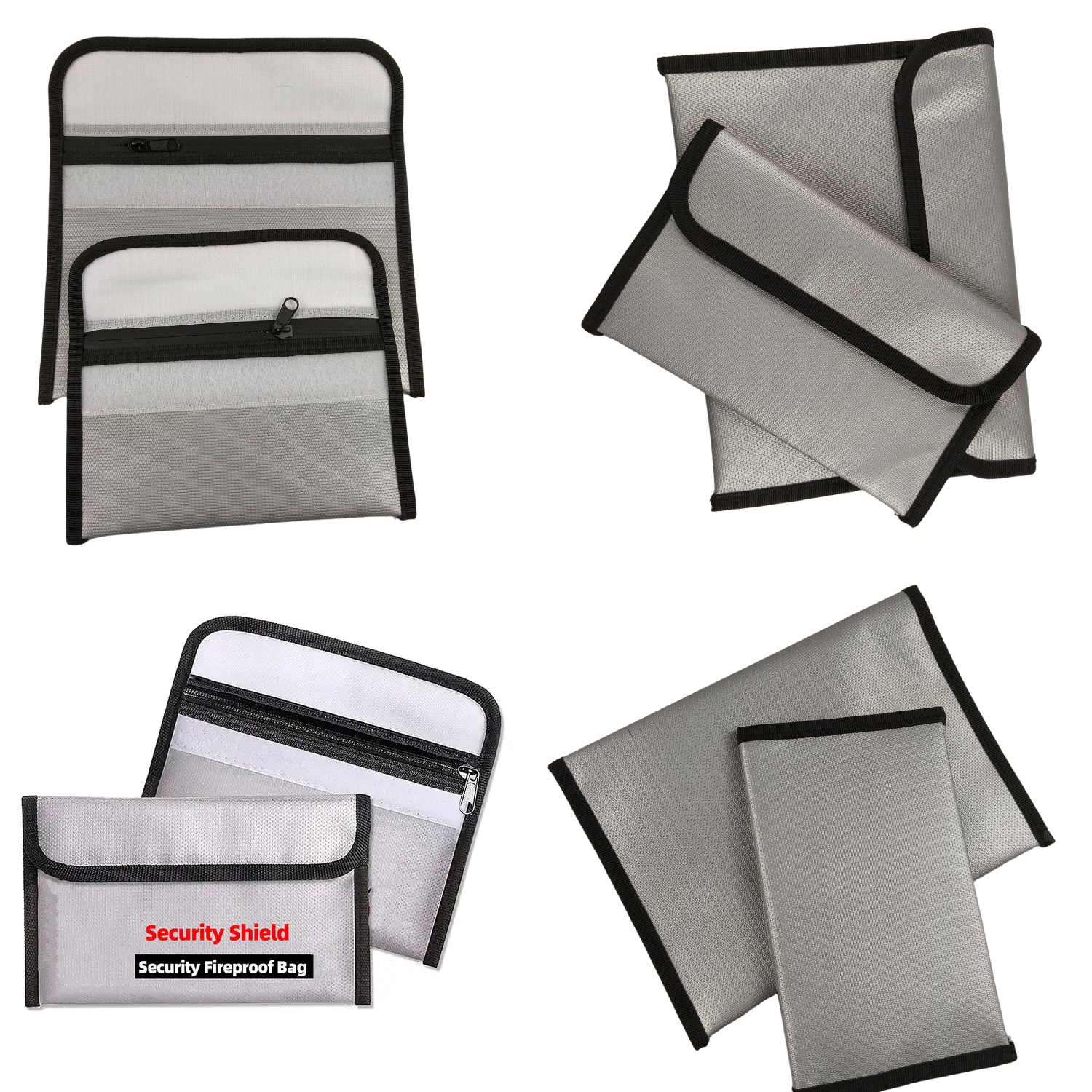 Waterproof And Fireproof Zipper Document Pouch 8