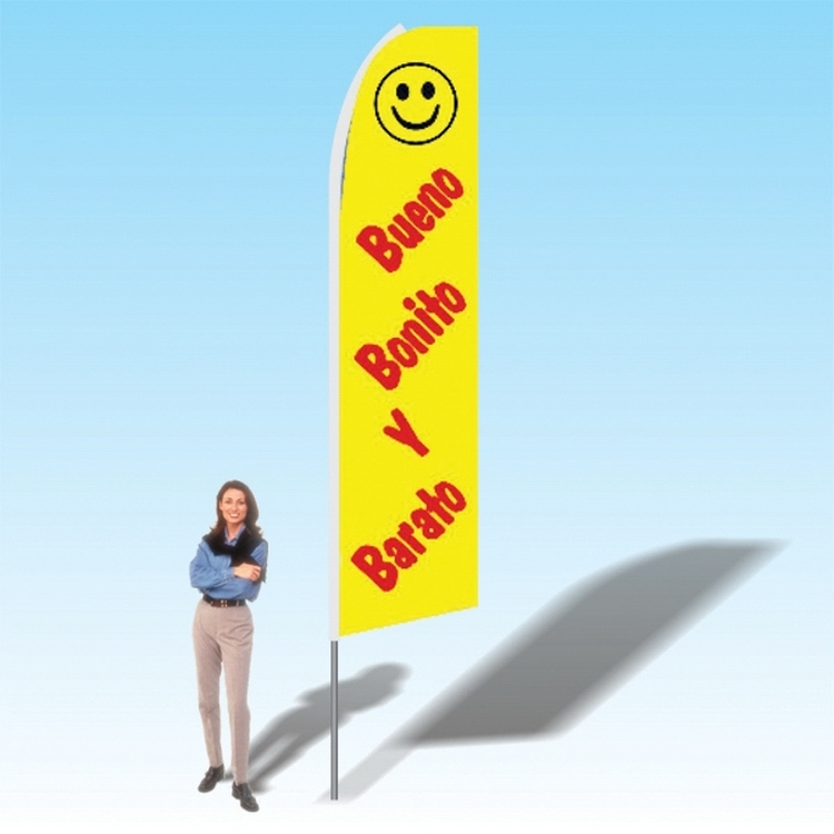 15FT Nice Good and Cheap Advertising Banner Flag 1
