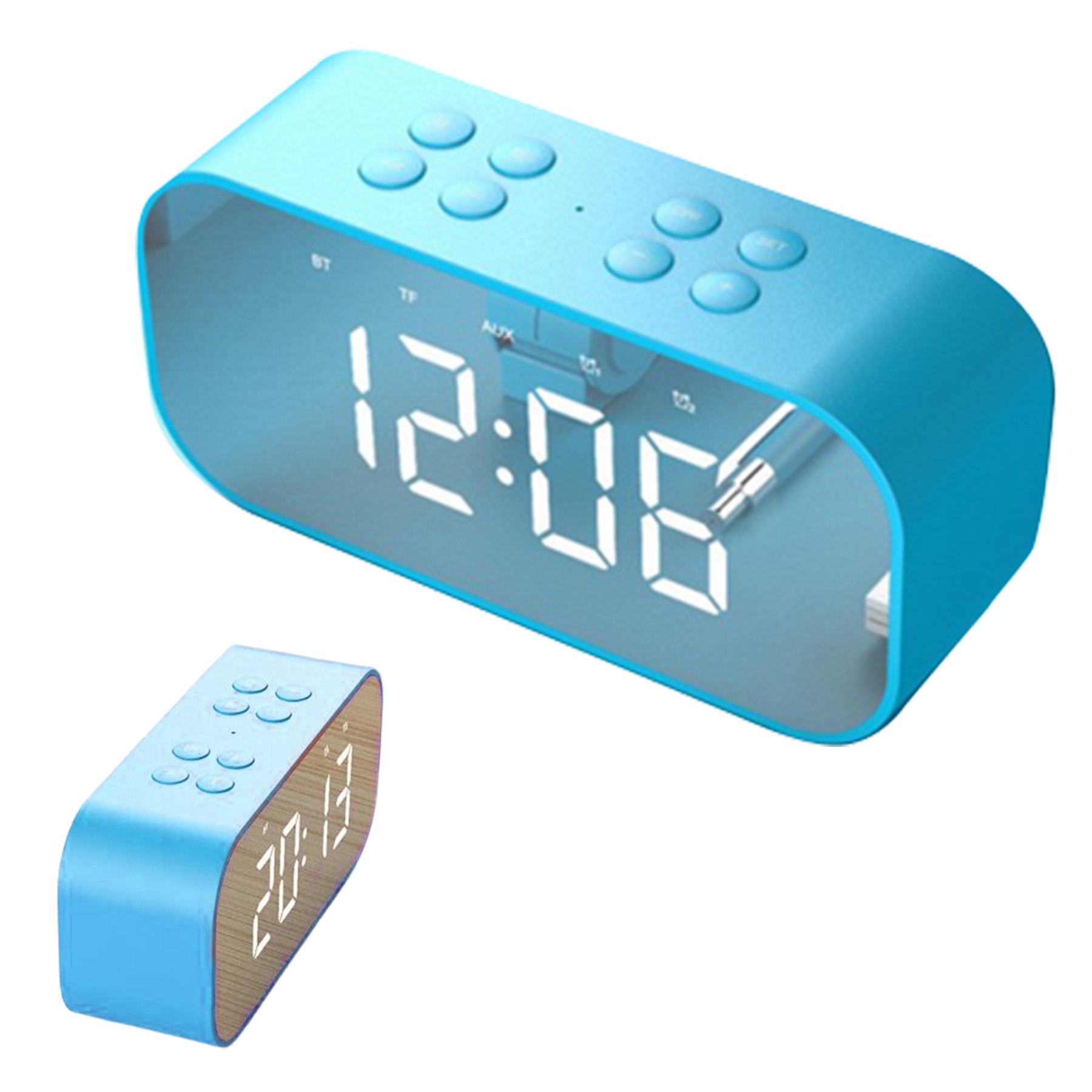 Wireless Speaker W/ Mini Creative Clock 5