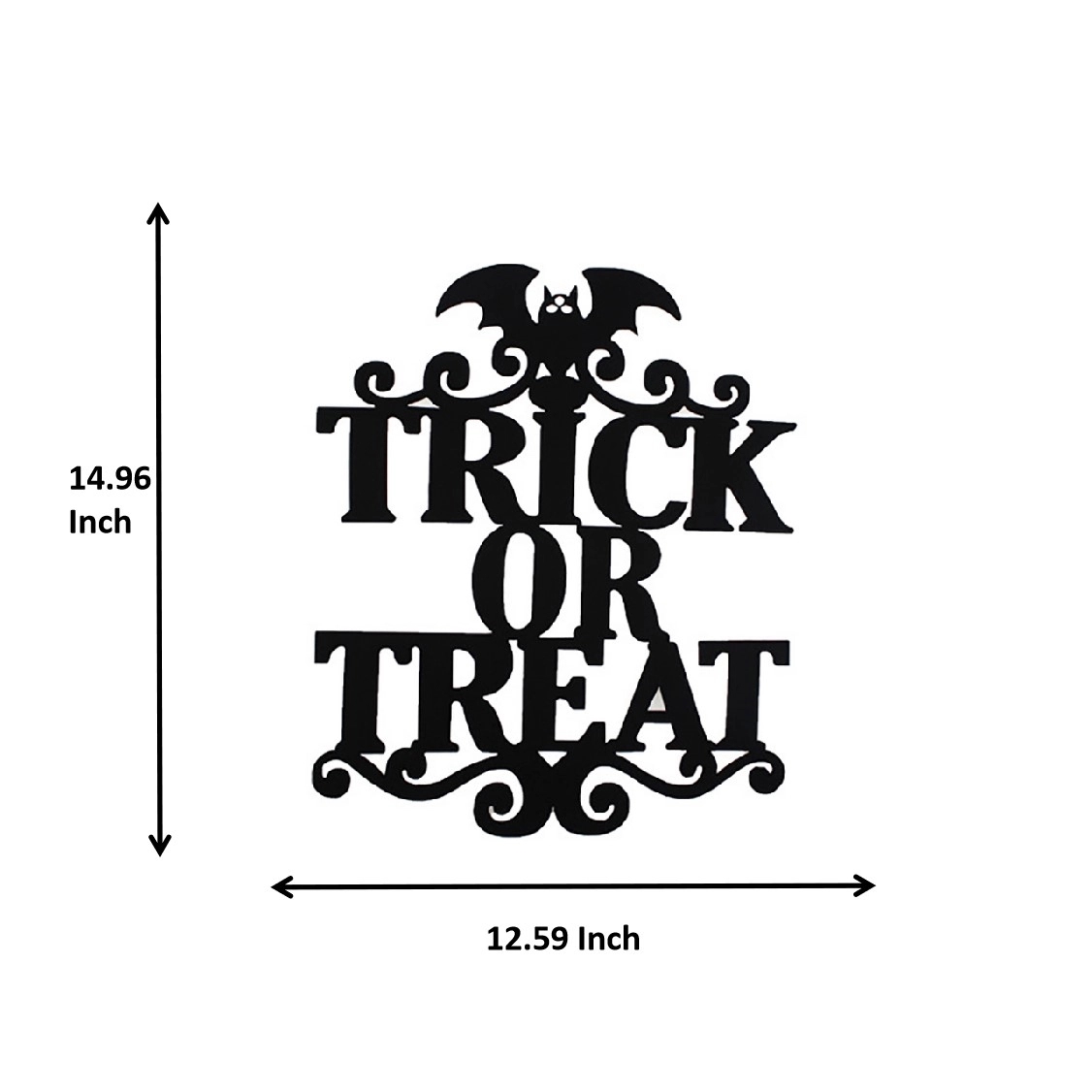 Halloween Hanging Sign Decorations Non-Woven Trick 12