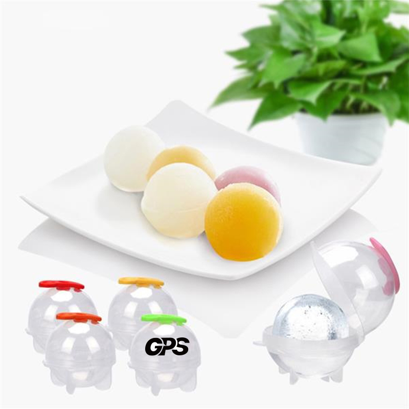 4 PCS Round Ice Cube Molds 2