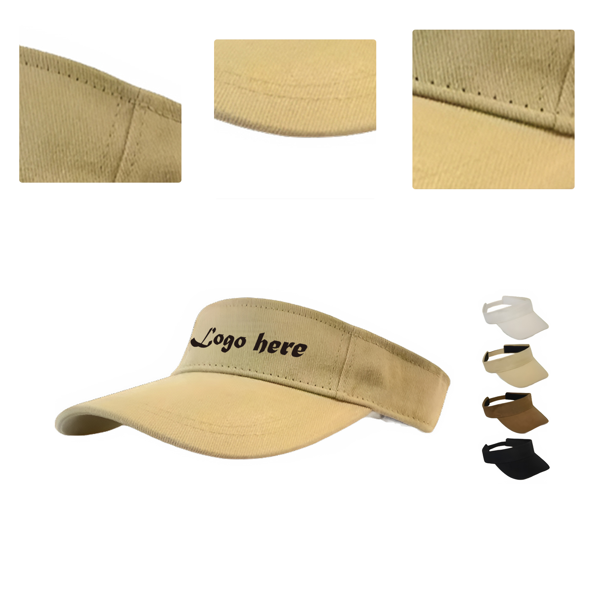 MOQ50 Custom Baseball Men's Summer Sun Hat With Logo 2