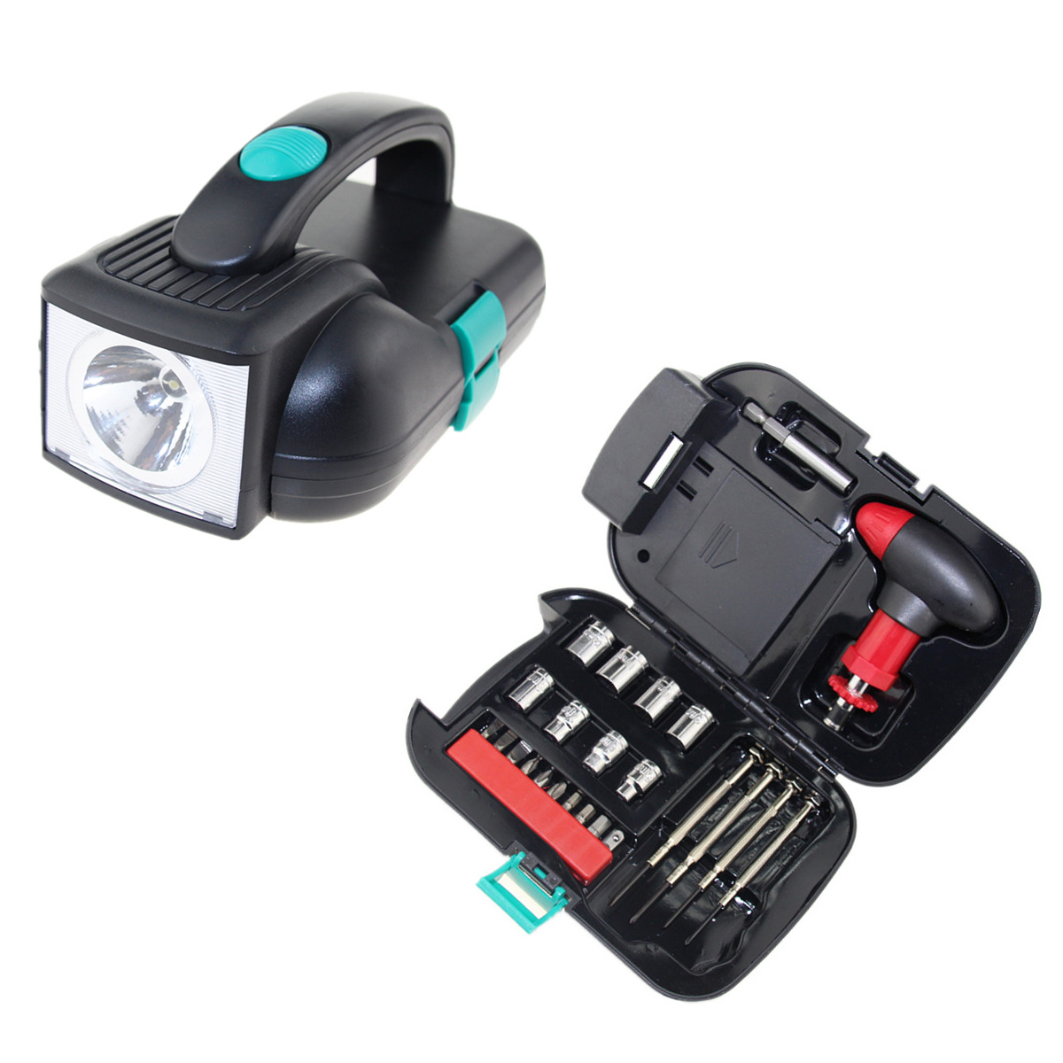 24 PCS LED Flashlight Household Tool Kit 2