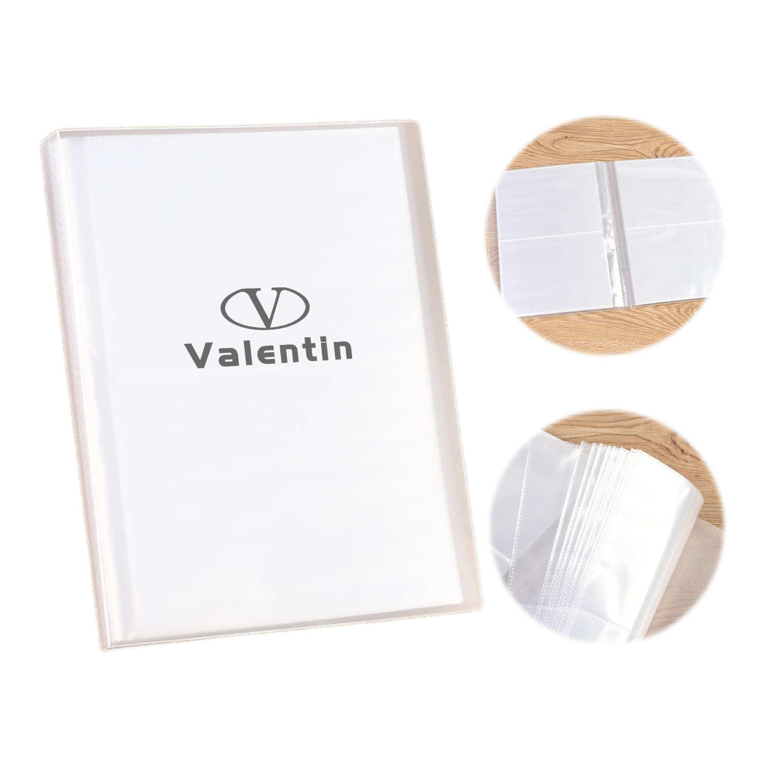 80 Pockets Plastic Frosted Photo Album 2