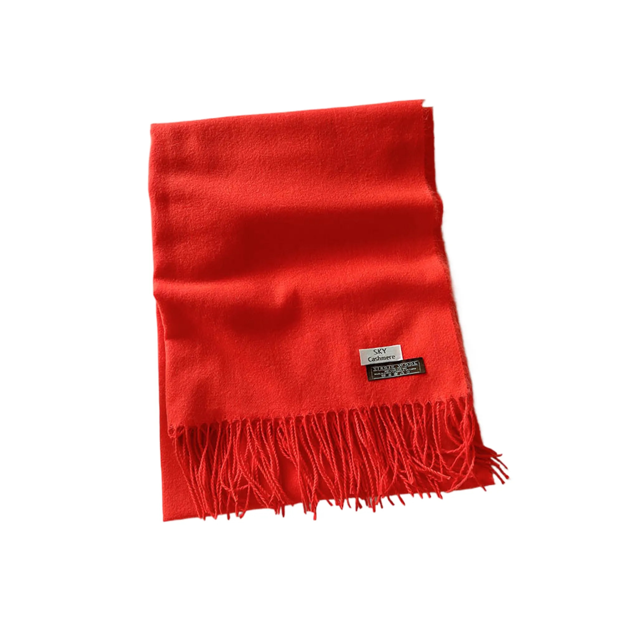 MOQ50 Winter Solid Brushed Scarf Faux Cashmere Wrap 10