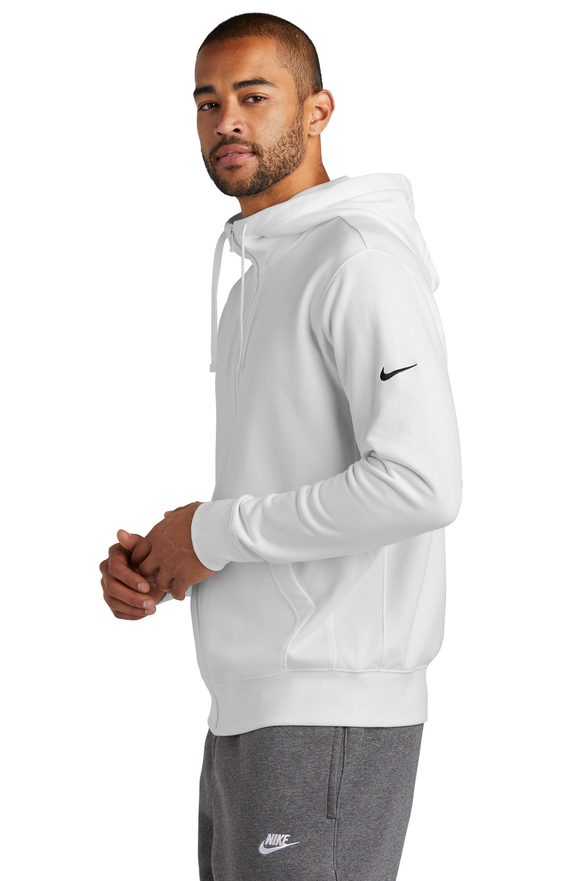 Nike Club Fleece Sleeve Swoosh Full-Zip Hoodie NKDR1513 39