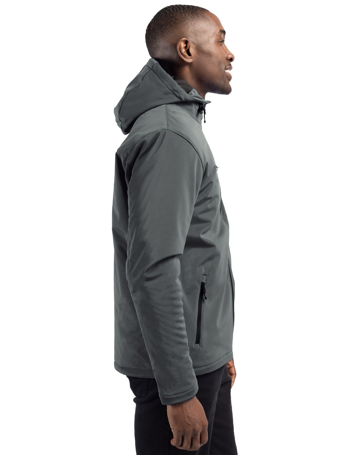 Clique Equinox Insulated Softshell Mens Full Zip Hooded Jacket 25
