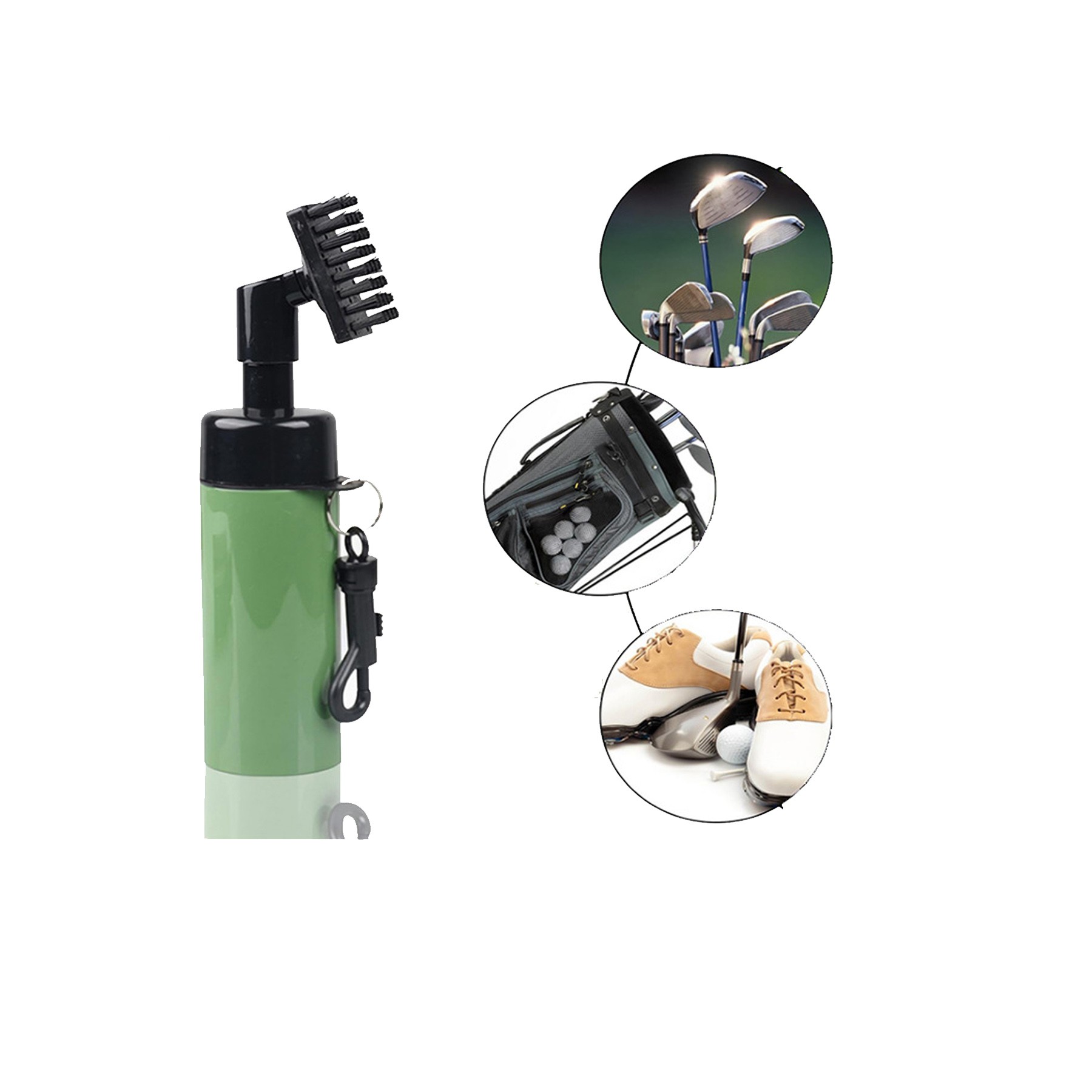 Golf Cleaning Brush With Spray Bottle 3