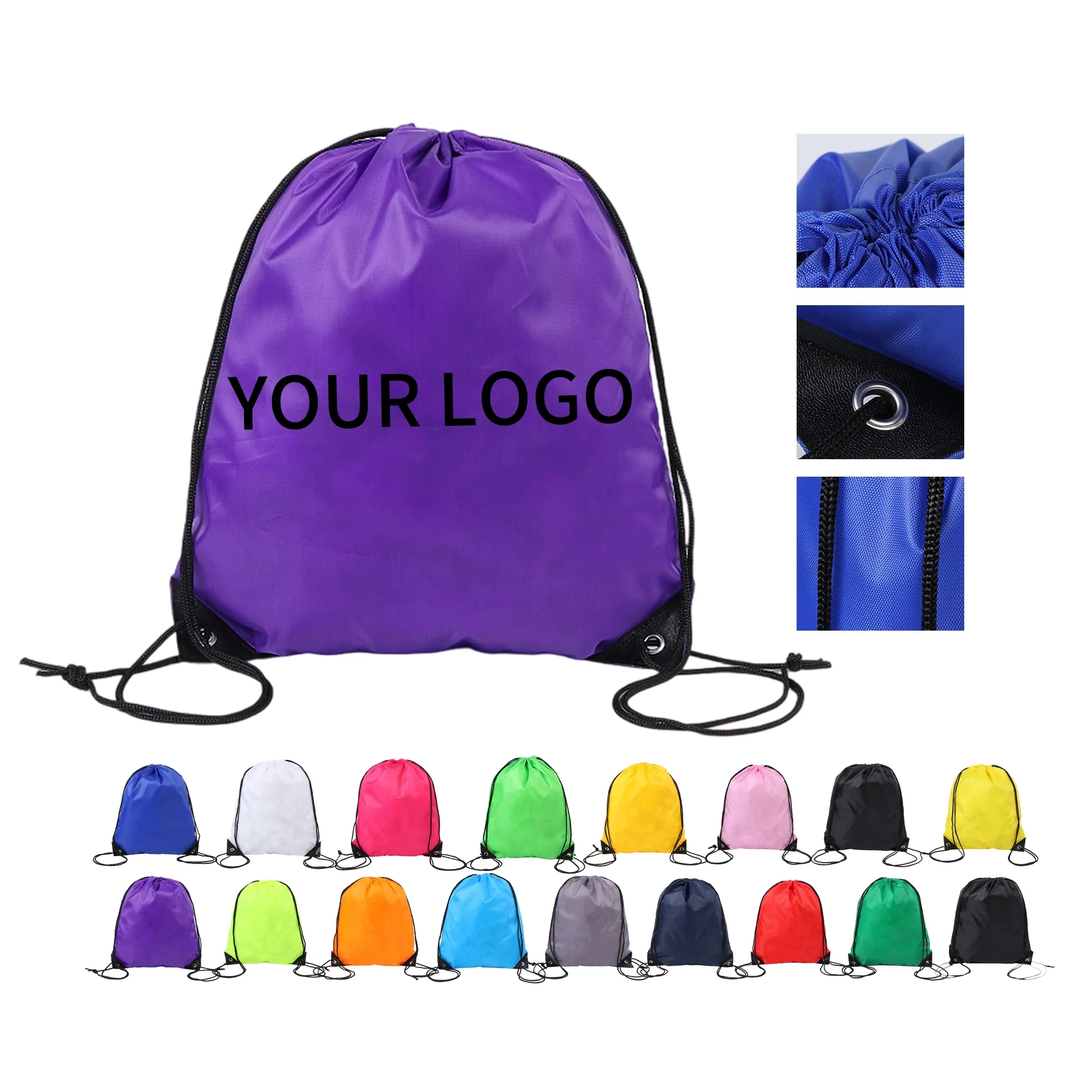 Lightweight Sports Drawstring Carry Bag 5