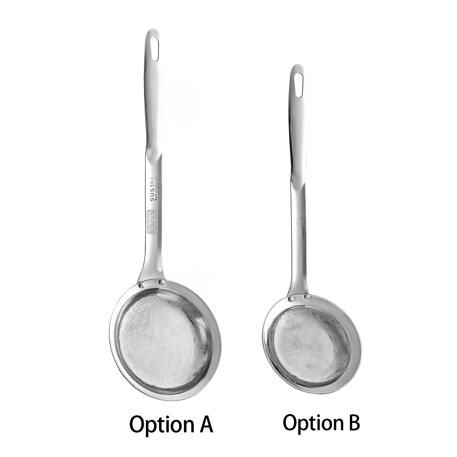 Multi-Purpose Stainless Steel Kitchen Strainer - Durable 2