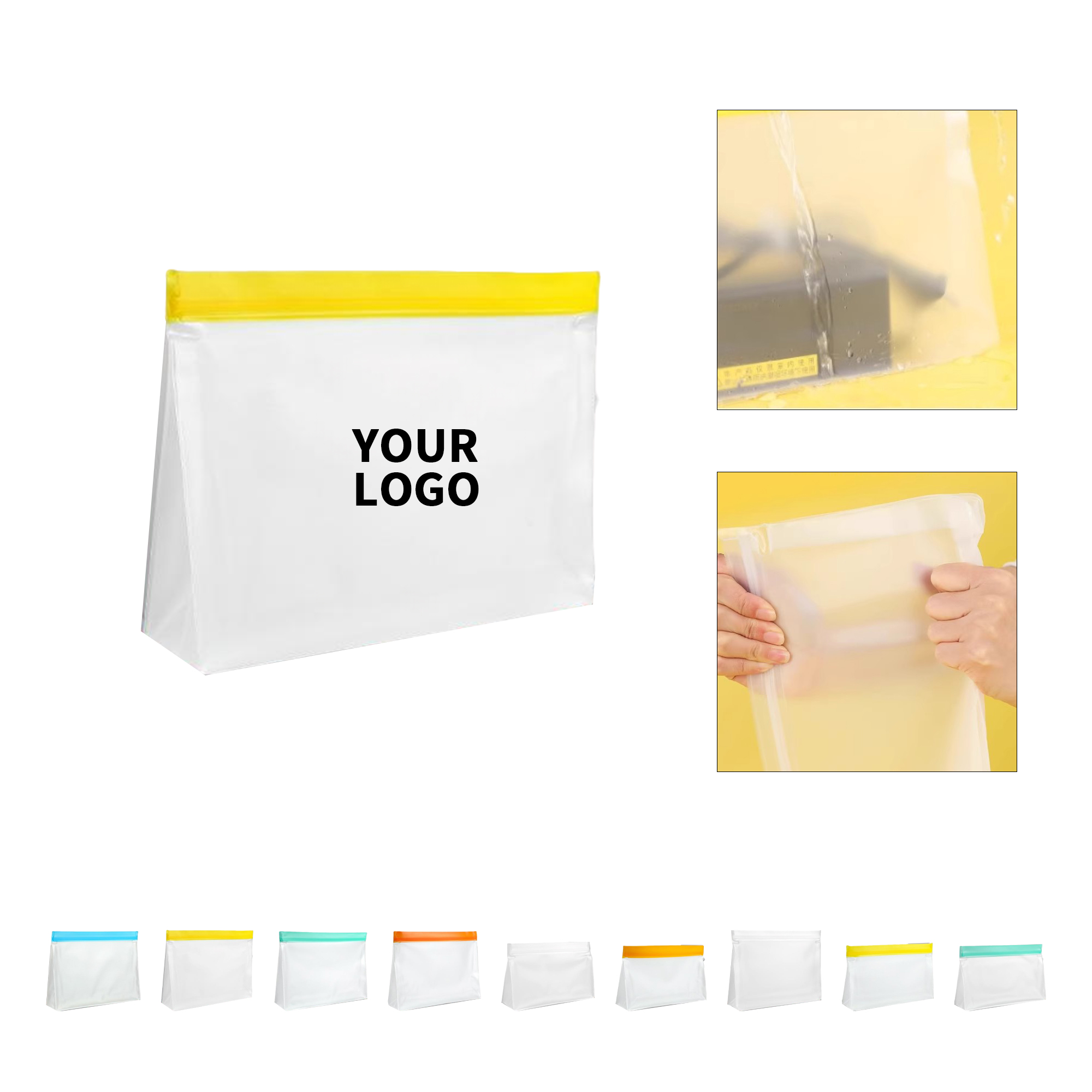 Reusable Stand Up Food Storage Pouch With Zipper 7