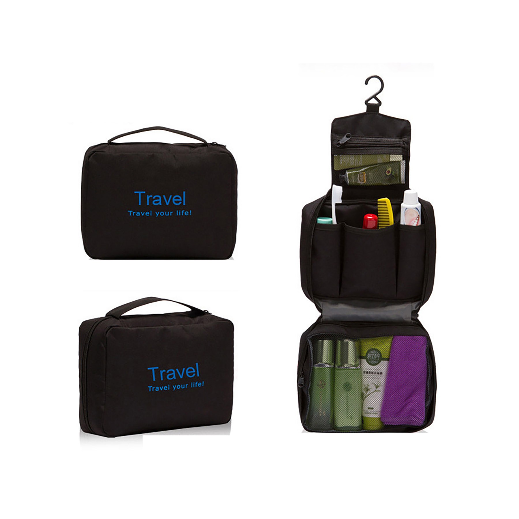 Foldable Travel Cosmetic Organizer 3