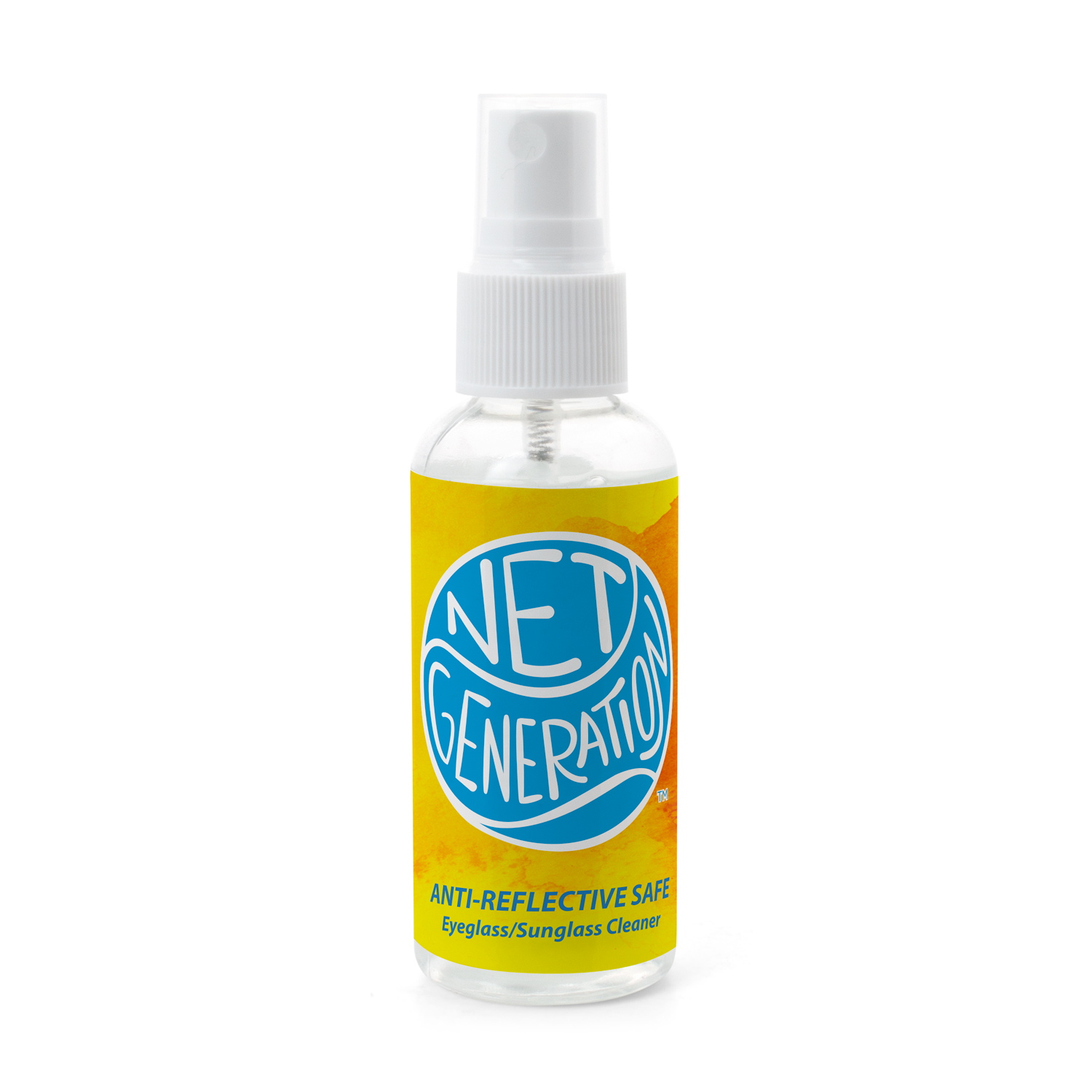 2 Fluid Oz. Bottle Opper Optics™ Eyeglass Cleaner - Full Bleed Label 1