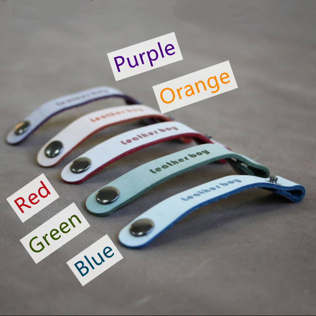 Leather Cable Straps for Cords Headset Winder 4