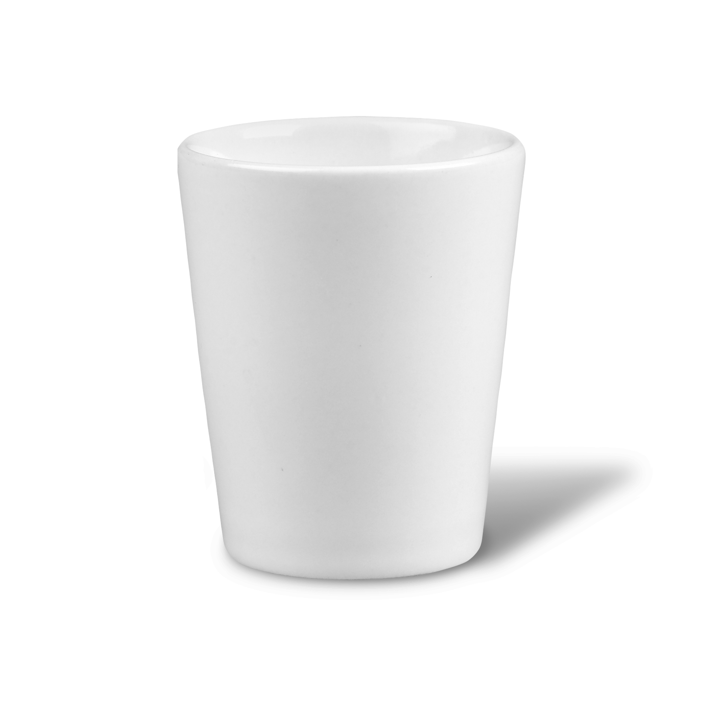 2 Oz. White Shot Glass 3