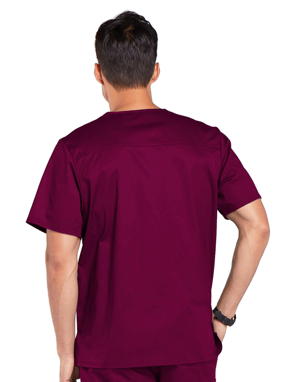 Cherokee - Workwear Core Stretch - Men's 1-Pocket Tuckable V-Neck Top 4
