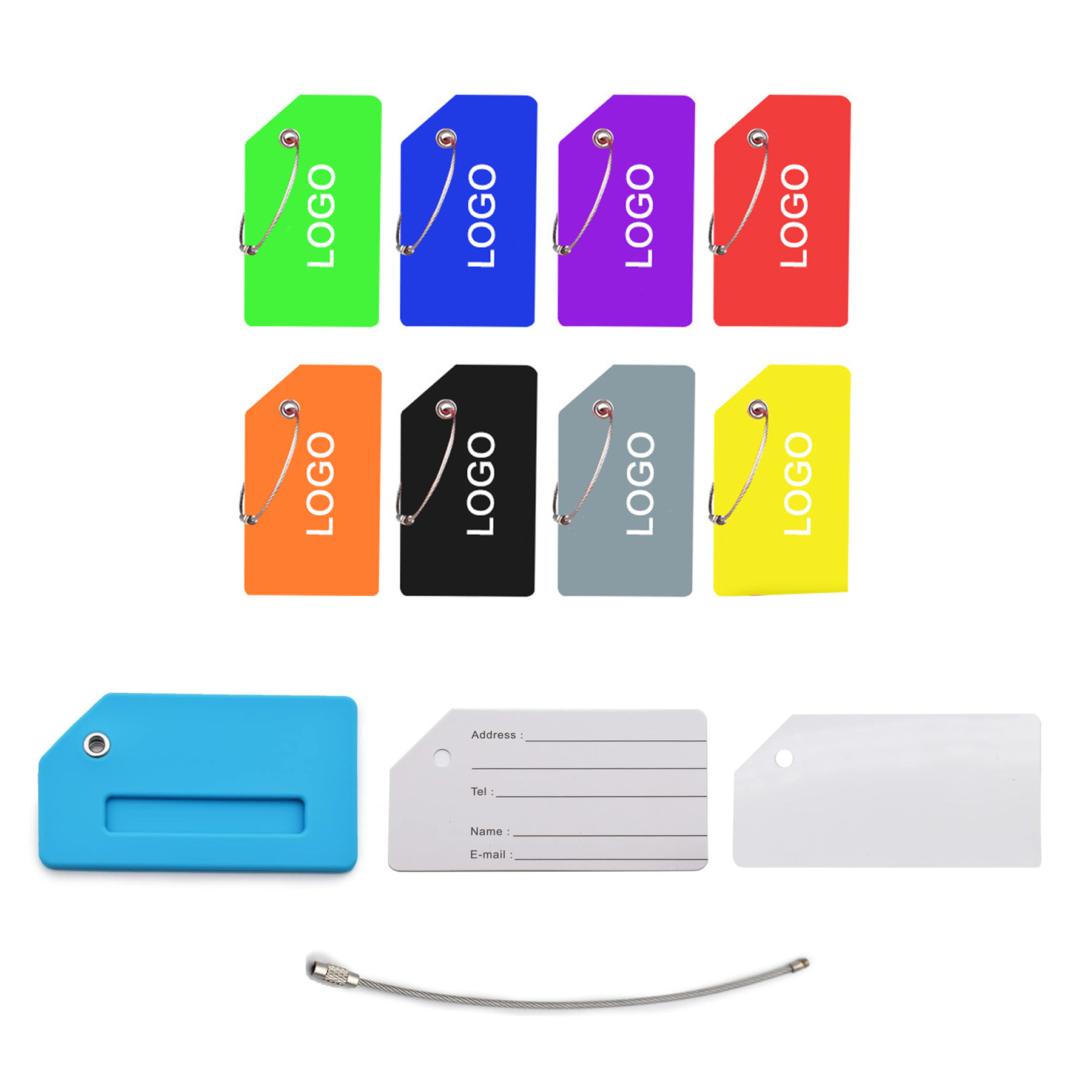 Silicone Luggage Tags 1