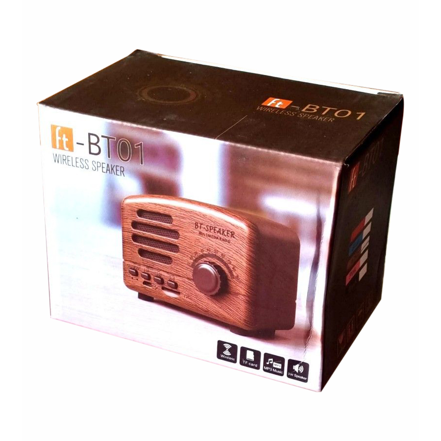 SonicWave Vintage Retro Bluetooth Speaker – Portable, Wireless & Rechargeable Music Player 12