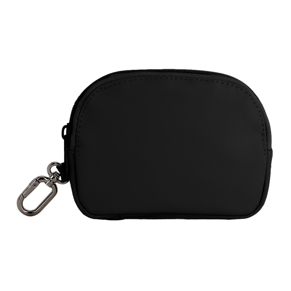 Branson Round Recycled PU Zip Pouch 18