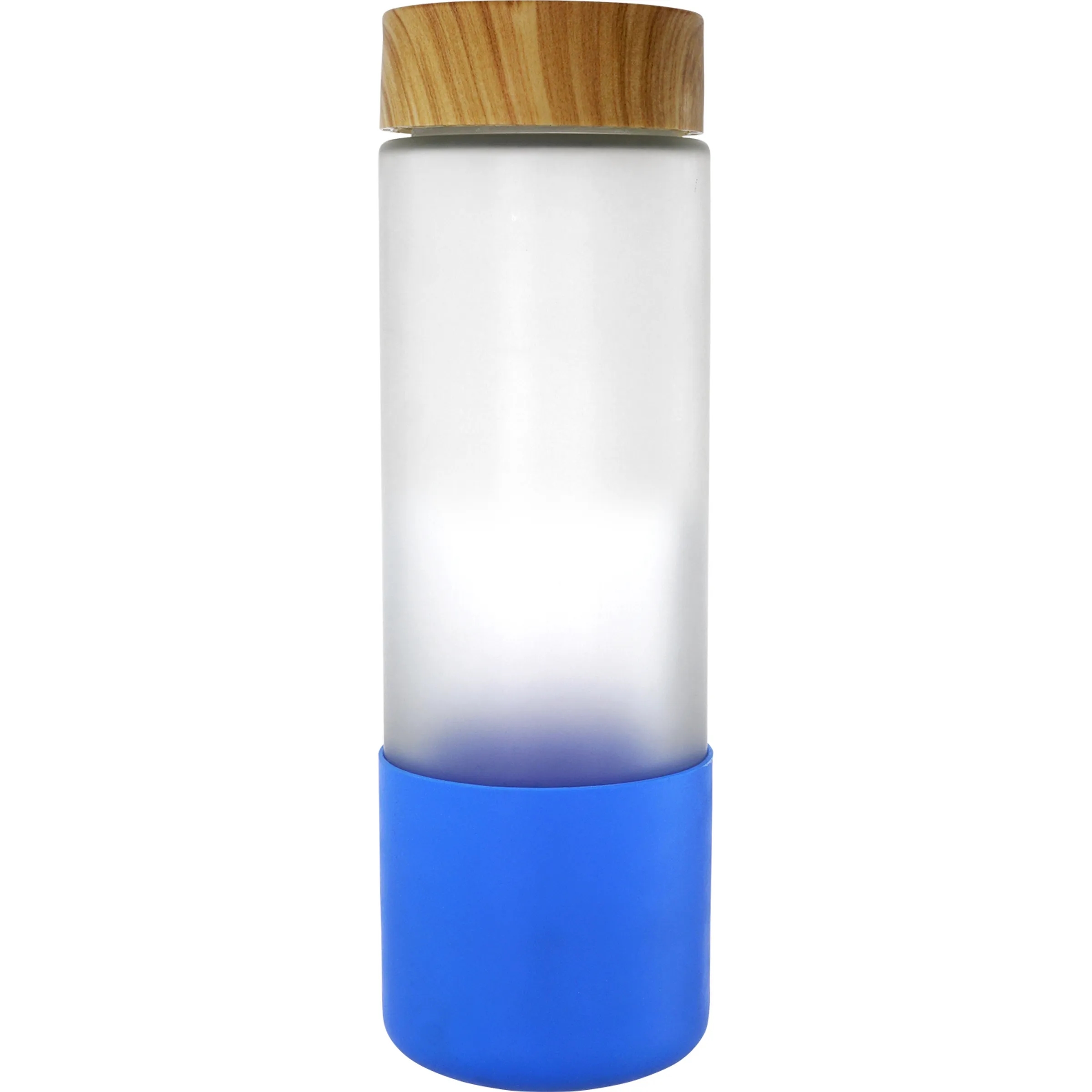 Bamboo Pattern 22 oz. Frosted Glass Grip Bottle 11