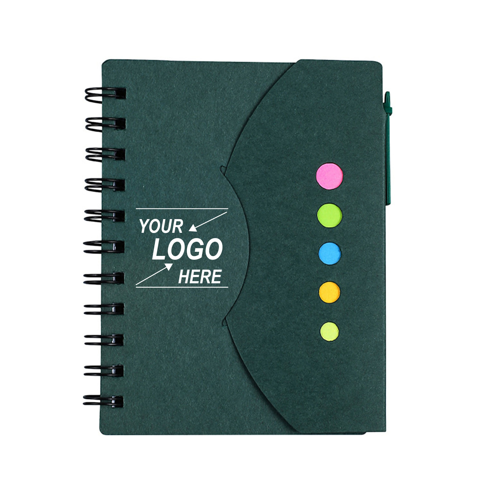 Spiral Notebook w/Sticky Note Set 3