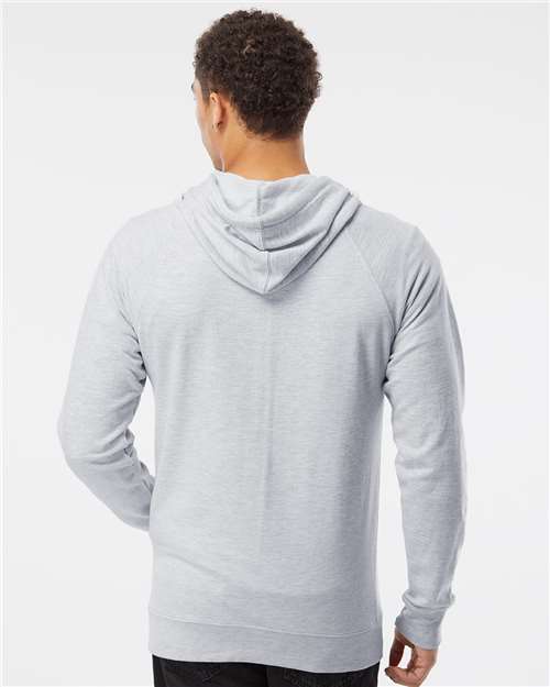 Unisex Icon Lightweight Loopback Terry Hooded Sweatshirt - SS1000 76