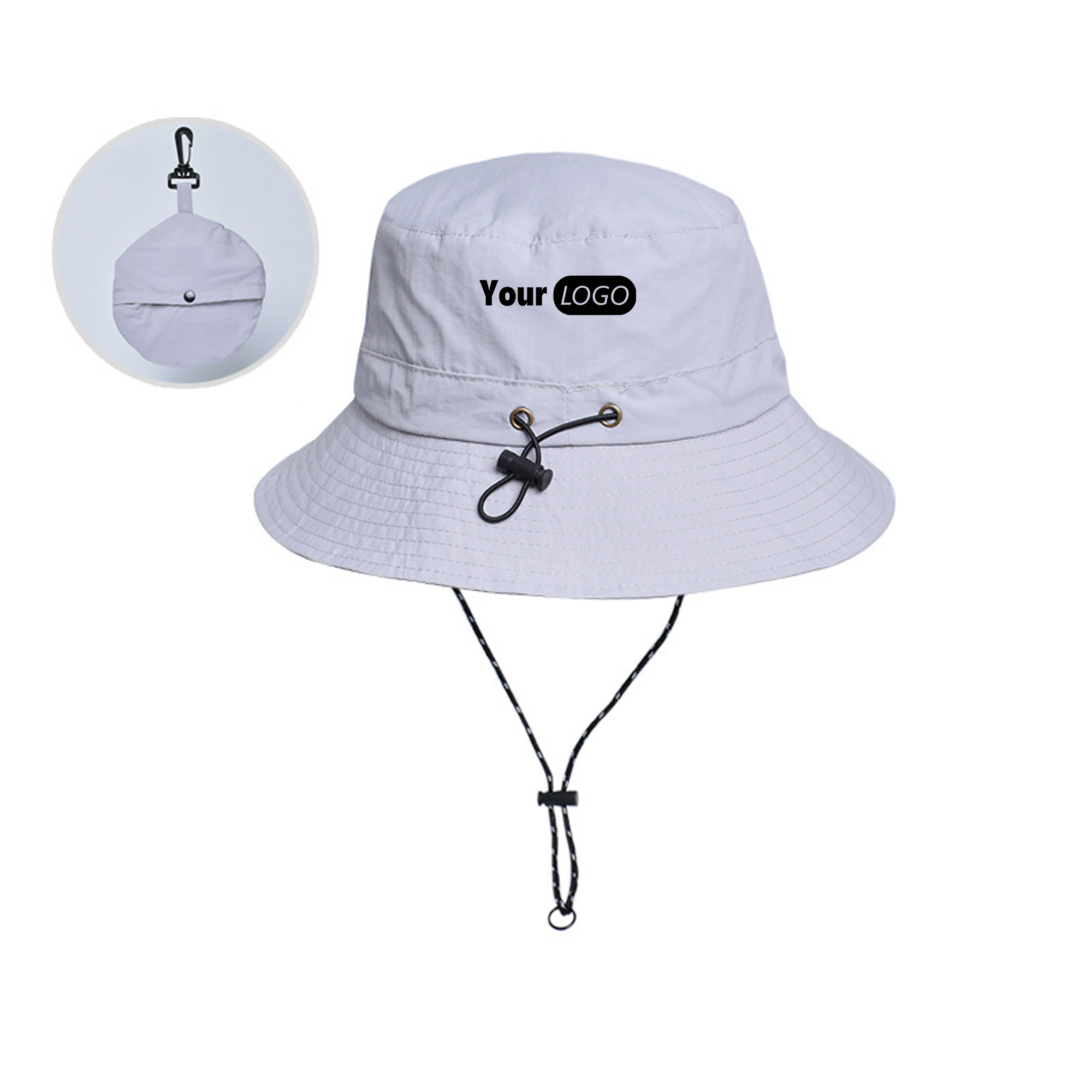 Adjustable Wide Brim Bucket Hat 4