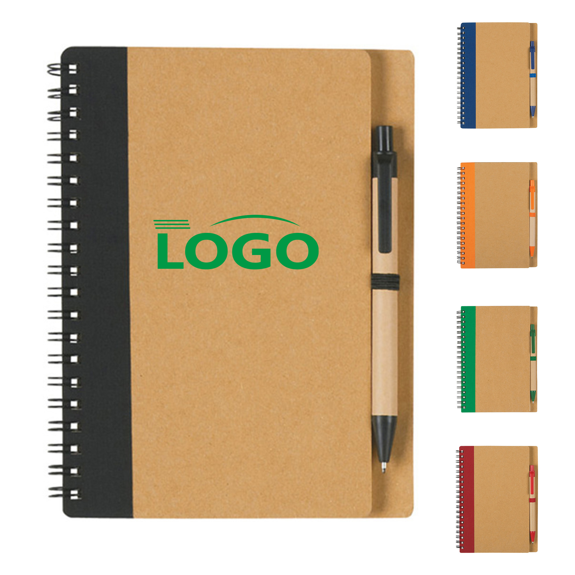 7x5 Inch Eco-Friendly Notebook with Pen 2