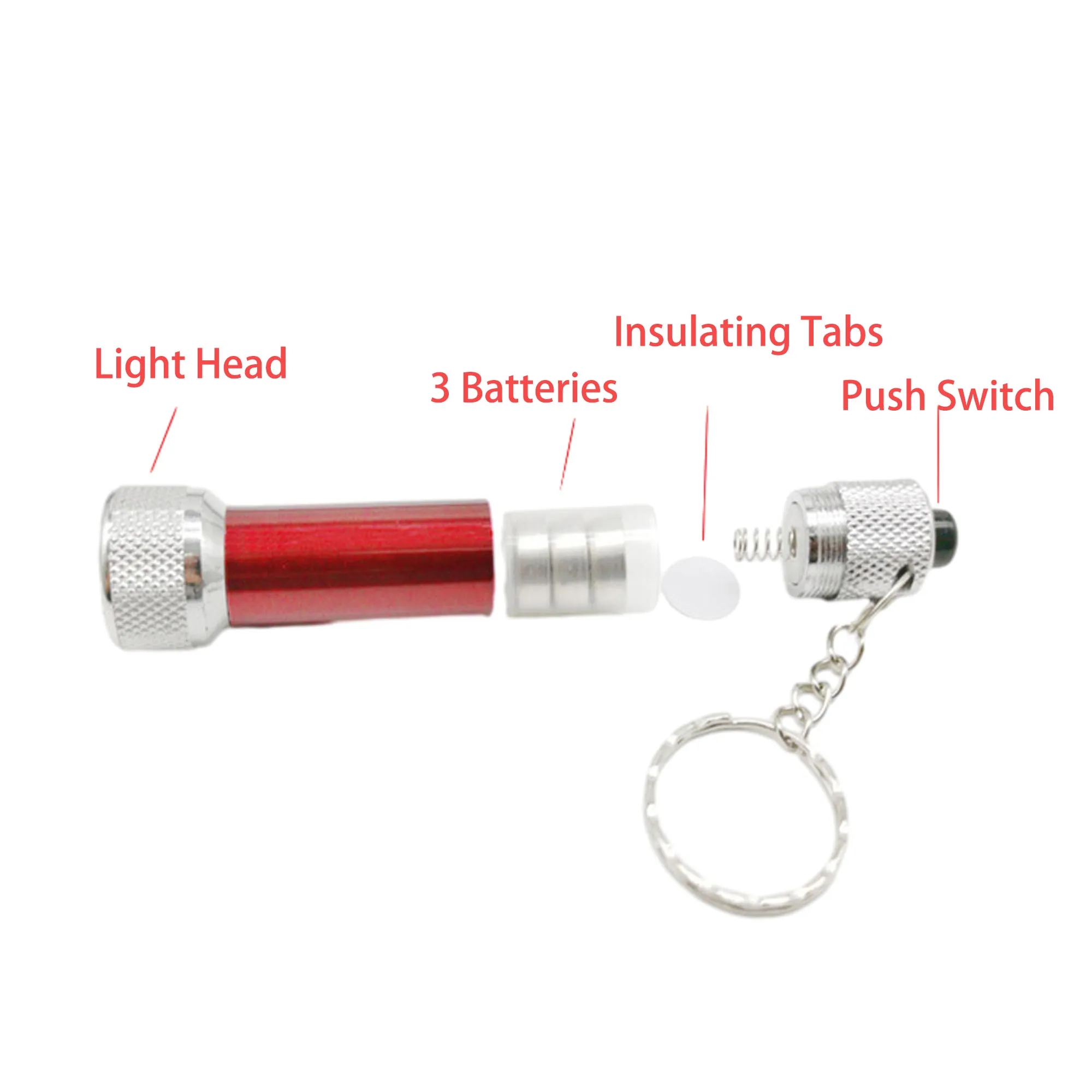 Portable Keychain Light Led Small Flashlight MOQ 100 2