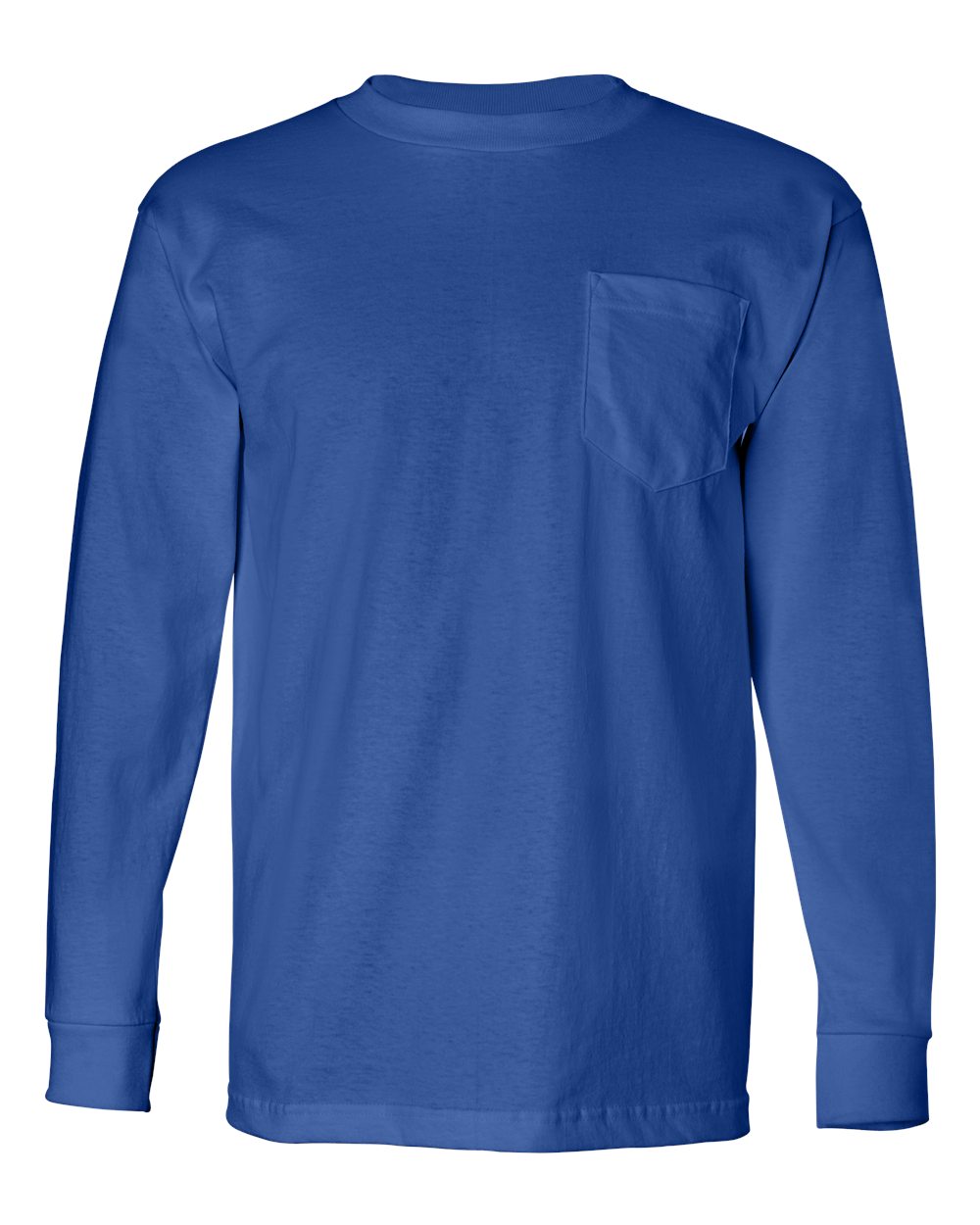 Unisex USA-Made Long Sleeve Pocket T-Shirt - 8100 6