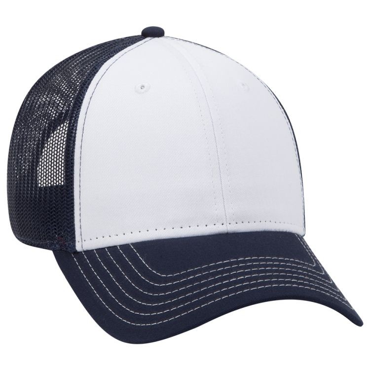 OTTO CAP® 6 Panel Low Profile Mesh Back Trucker Hat 154
