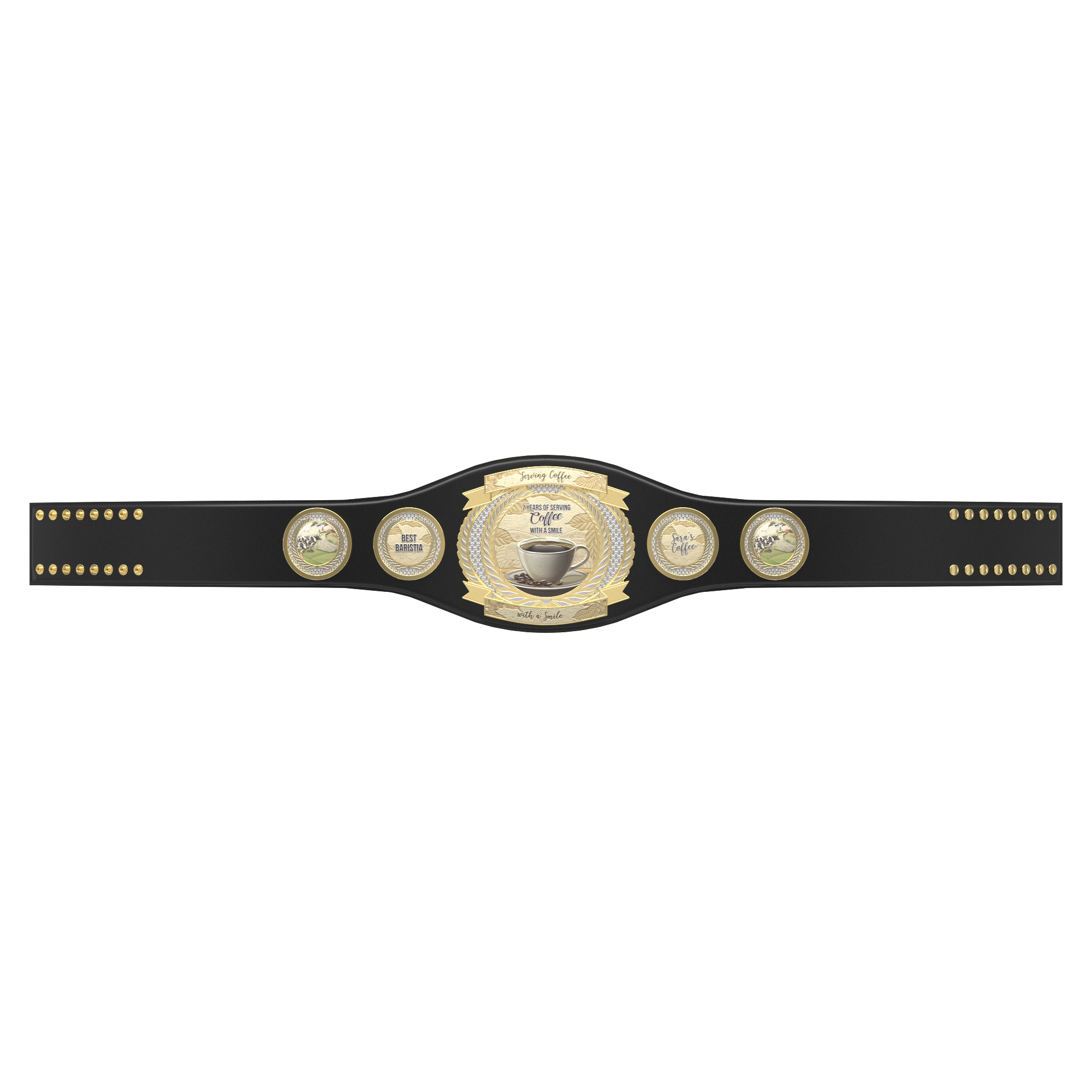 Express Vibraprint® Perpetual Championship Award Belt- Round 1
