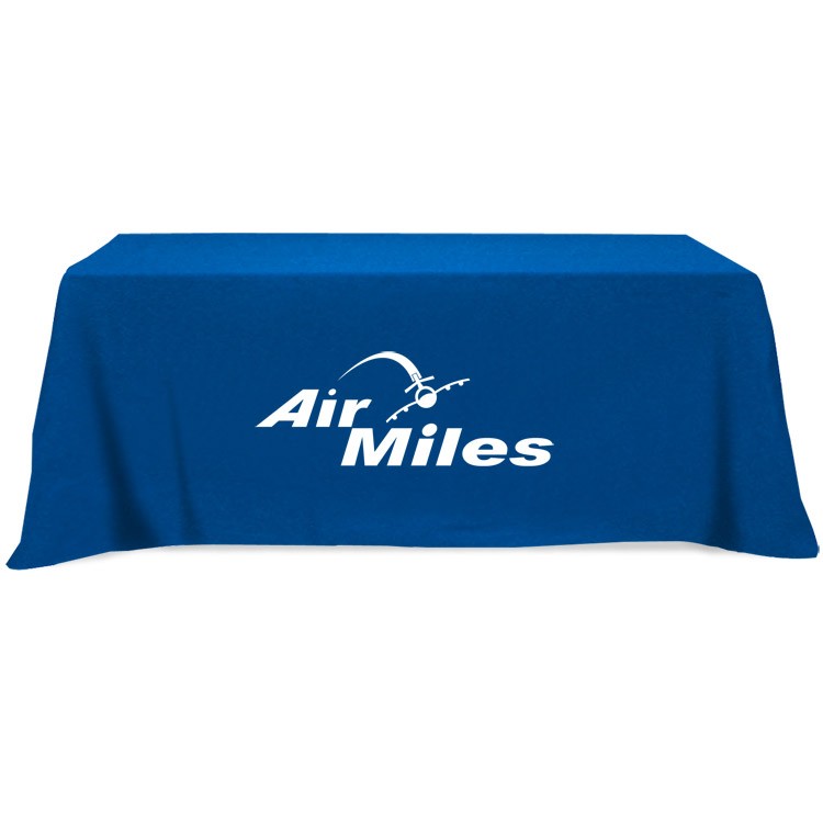 Flat 3-sided Table Cover - fits 8 foot standard table: Poly-Cotton 8