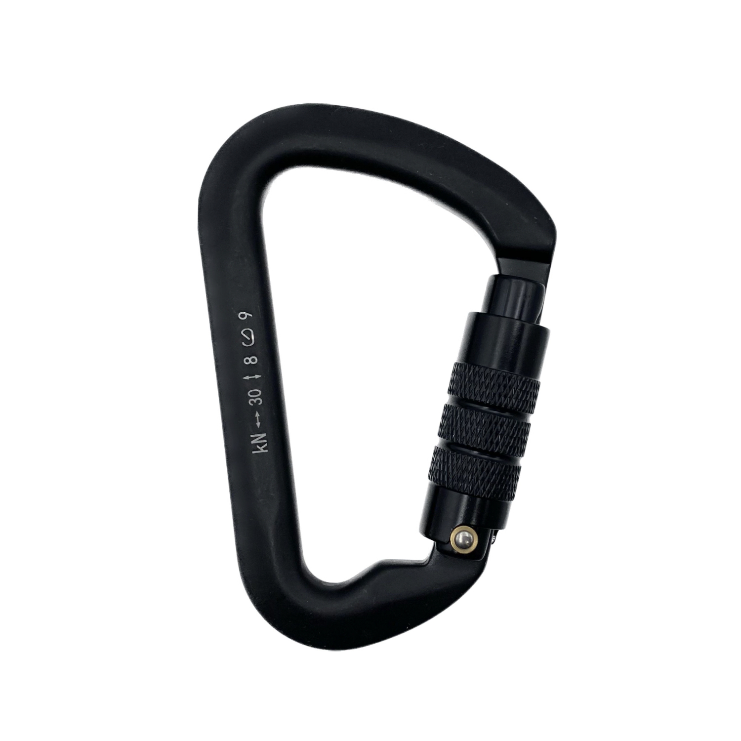D Ring Style Twist Gate Aluminum Carabiner 5