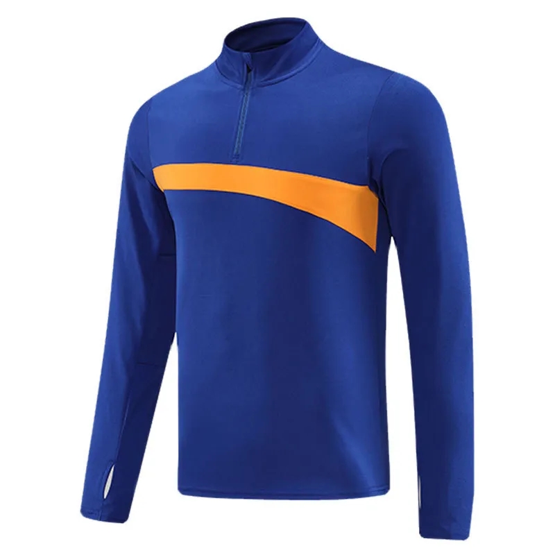 Quarter Zip Pullover Dry Long Sleeves Football Shirt 5