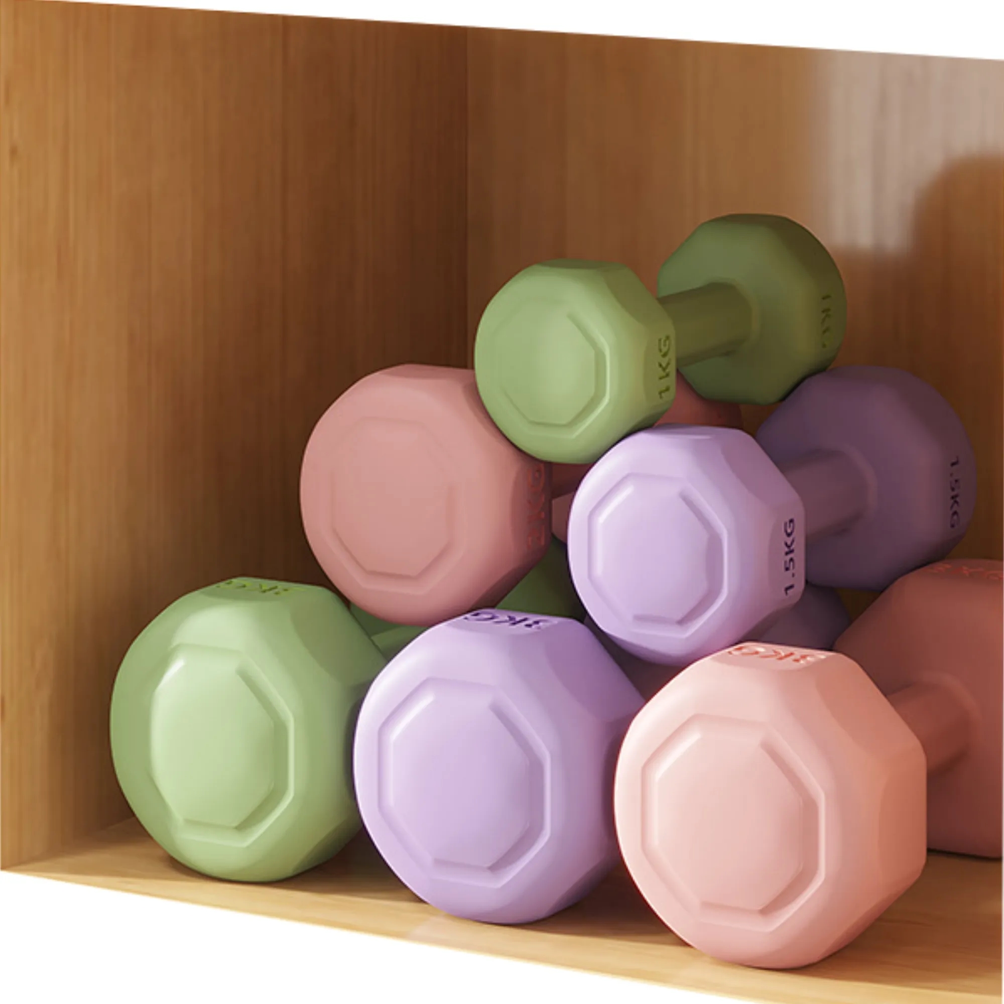 PE-Coated Dumbbell - Home Fitness Equipment 4