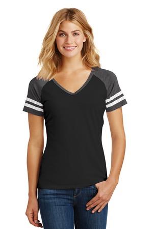 District Women's Game V-Neck Tee. DM476 35
