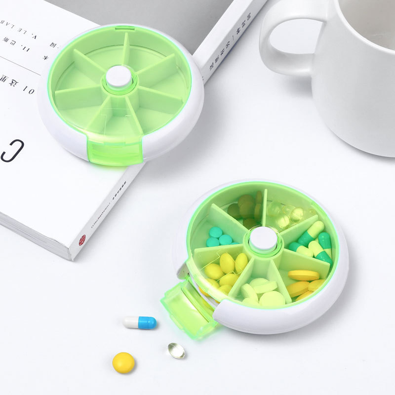 7 Days Round Pill Box 5
