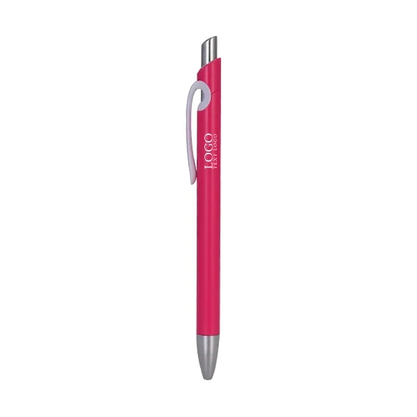 Solid Plastic Ballpoint Click Pen 10